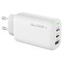 GoGen ACHPD 365, 2xUSB-C PD, 1x USB-A, 65W - bílá